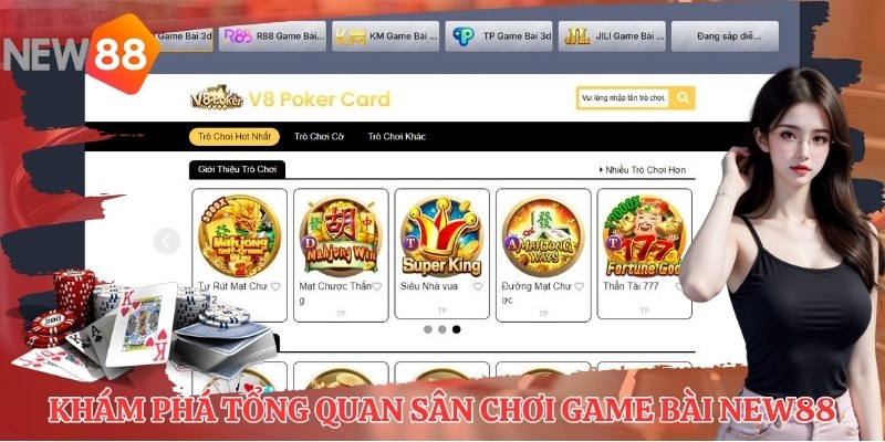 Khám phá tổng quan sân chơi game bài NEW88